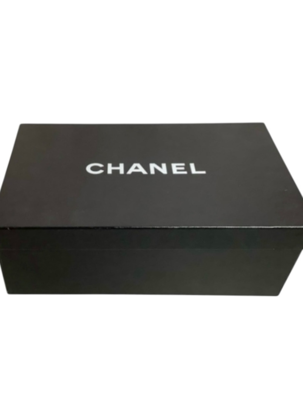 🆕💞CHANEL White Sequins Patent Leather CC Logo Cap Toe Espadrilles Flats • EU 37 - Picture 15 of 15
